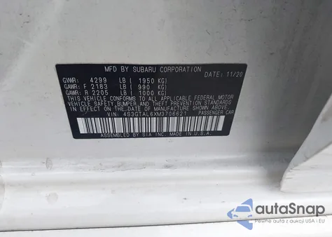 2021 Subaru Impreza Sport 5-Door из США, поврежденный, VIN 4S3GTAL6XM3706621